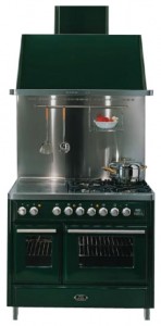 Estufa de la cocina ILVE MTD-100B-VG Green Foto