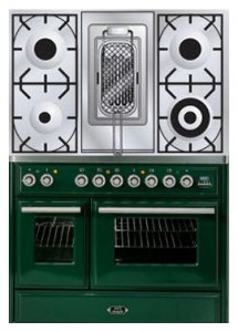 厨房炉灶 ILVE MTD-100RD-E3 Green 照片