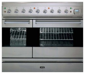 Estufa de la cocina ILVE PD-90B-MP Stainless-Steel Foto