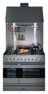 Estufa de la cocina ILVE PD-90B-VG Stainless-Steel Foto