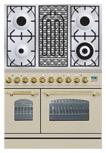 厨房炉灶 ILVE PDN-90B-MP Antique white 照片