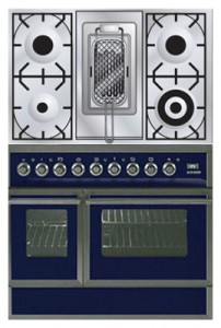 厨房炉灶 ILVE QDC-90RW-MP Blue 照片