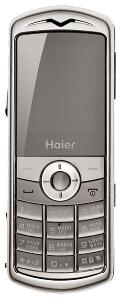 Telefon mobil Haier M500 Silver Pearl fotografie