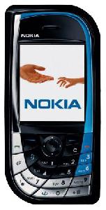 Telefone móvel Nokia 7610 Black Blue Dictionary Foto
