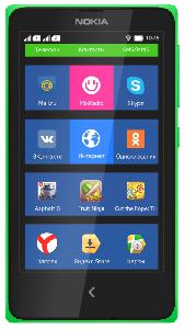 携帯電話 Nokia X Dual sim 写真