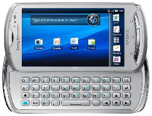 Mobiltelefon Sony Ericsson Xperia pro Fénykép
