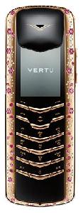 移动电话 Vertu Signature M Design Rose Gold Pink Sapphires 照片