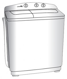 Máquina de lavar Binatone WM 7580 Foto