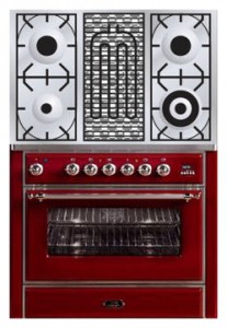 Virtuvės viryklė ILVE M-90BD-E3 Red nuotrauka