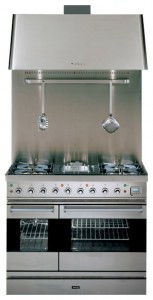 Kitchen Stove ILVE PD-90R-VG Stainless-Steel Photo