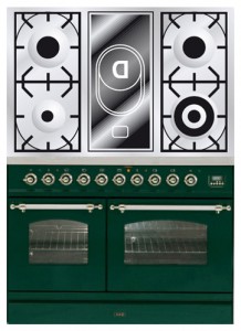 Estufa de la cocina ILVE PDN-100V-VG Green Foto