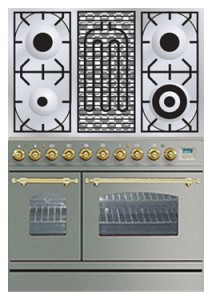 厨房炉灶 ILVE PDN-90B-MP Stainless-Steel 照片