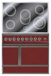 Kitchen Stove ILVE QDCE-90-MP Red Photo