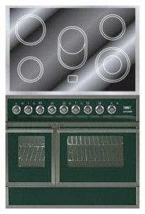 厨房炉灶 ILVE QDCE-90W-MP Green 照片