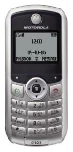 Mobilusis telefonas Motorola C123 nuotrauka