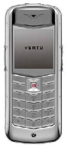 Mobiele telefoon Vertu Constellation Exotic polished stainless steel dark pink karung skin Foto