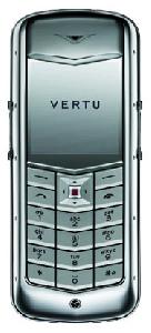 Mobiiltelefon Vertu Constellation Polished Stainless Steel Pink Leather foto