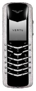 Mobilni telefon Vertu Signature M Design White Gold Pave Diamonds with baguette keys Photo