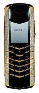 Telefon mobil Vertu Signature M Design Yellow Gold Pave Diamonds fotografie