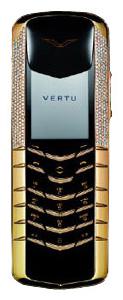 Mobilný telefón Vertu Signature Yellow Gold Half Pave Diamonds fotografie